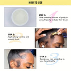 GZE Castor Extra Hold Braid, Loc, Twist Gel, Tames Frizz & Edges, Coconut Oil Edge Control