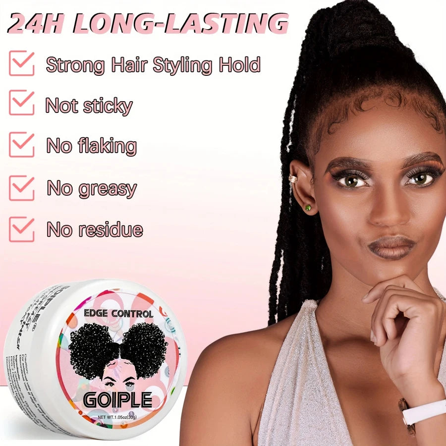 GOIPLE Edge Control for 4C Hair – Strong Hold, Sleek Style